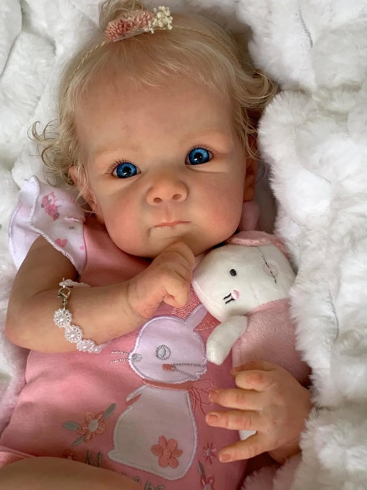 Sadie 18" Awake Reborn Baby Girl Doll