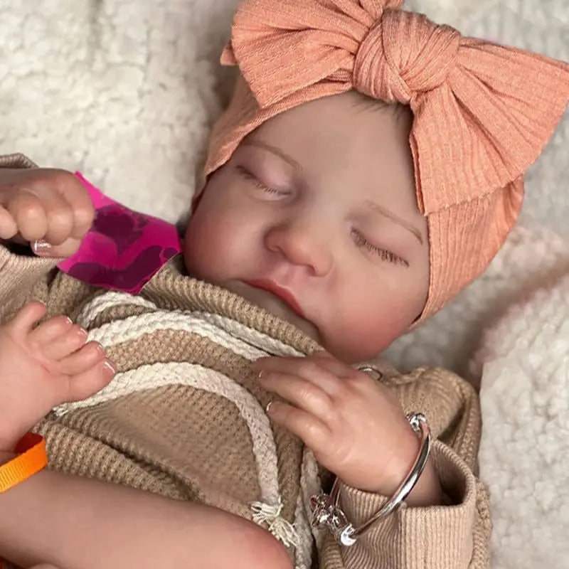 Evelyn 18" Sleeping Reborn Baby Girl Doll