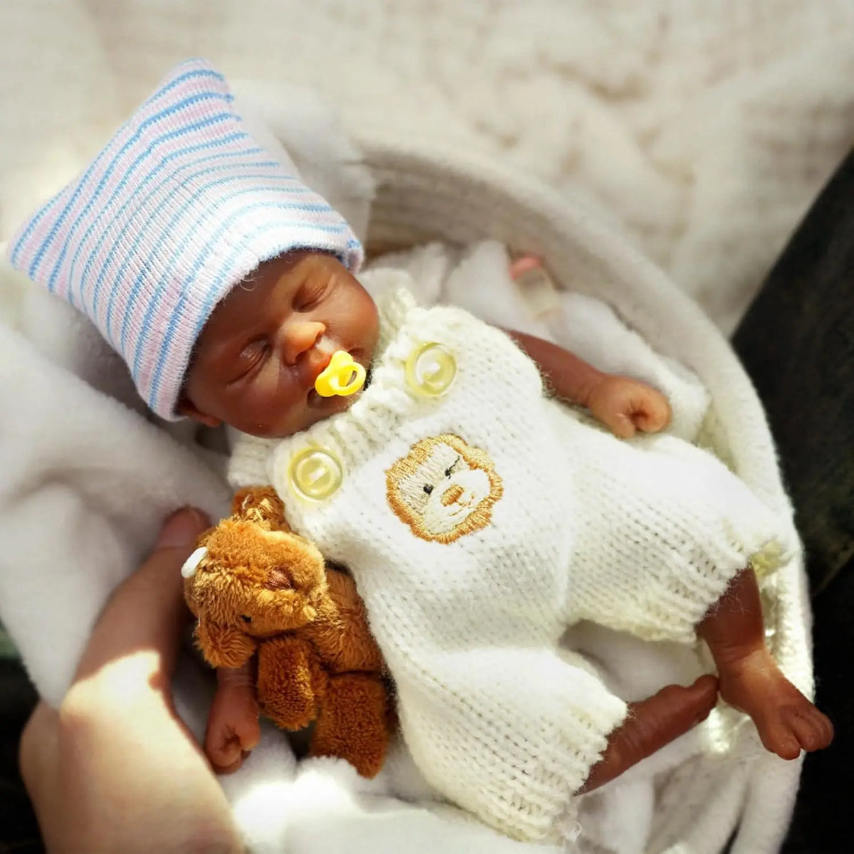 Kai 7 inch mini silicone reborn baby boy