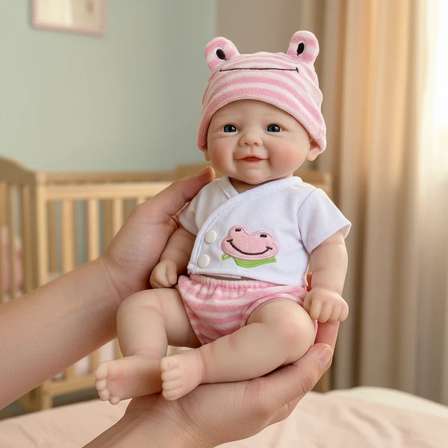 Vivienne 13" Smiling Reborn Baby Doll