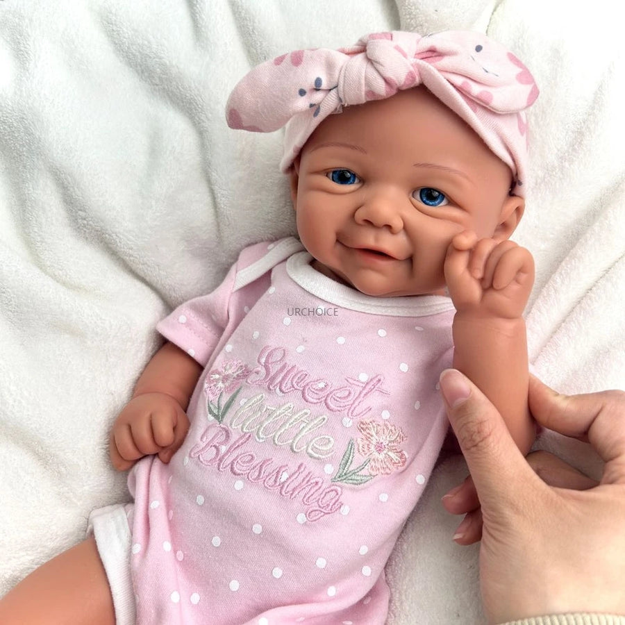 Luna 17" Smiling Reborn Baby Doll