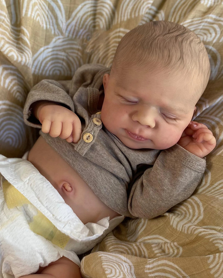 Liam 19" Sleeping Reborn Baby Doll